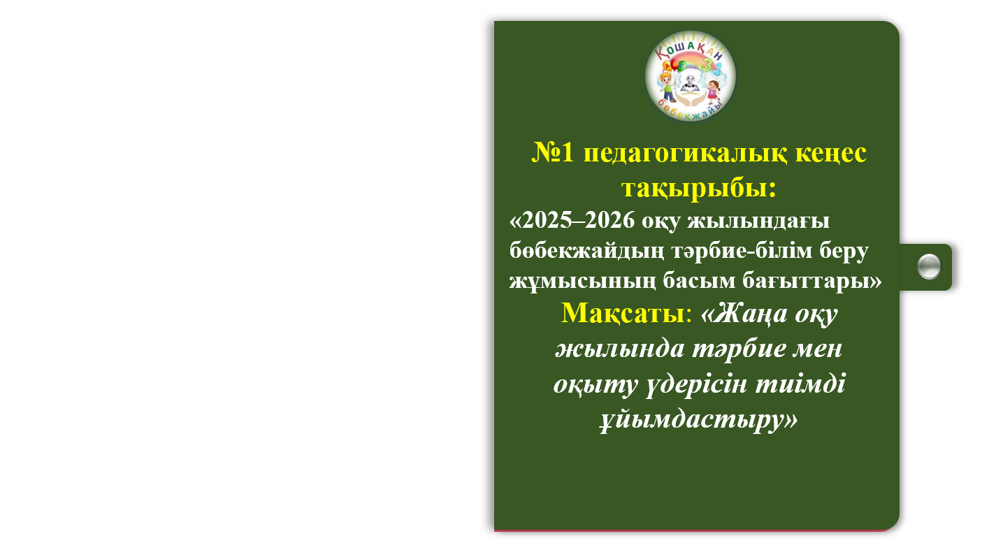 №1 педагогикалық кеңес